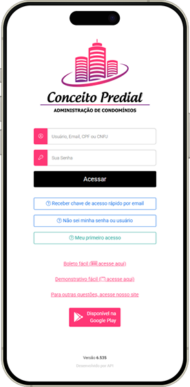 Aplicativo Conceito Predial para celular
